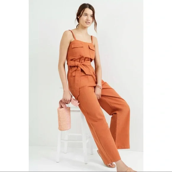 Avec Les Filles orange utility jumpsuit - Picture 5 of 5